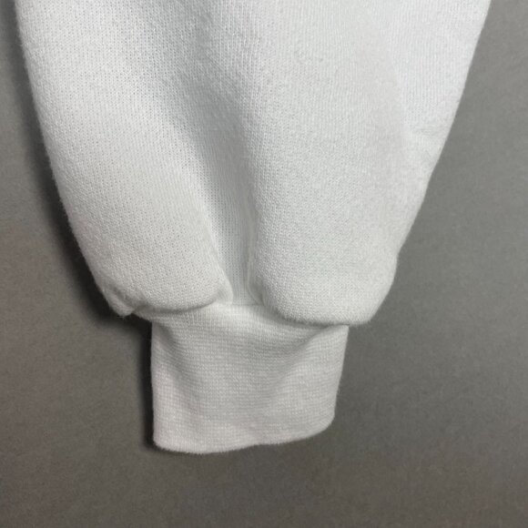 Vintage 90s Christmas Sweatshirt Cardinal Bird Winter White‎ Size XL Holiday Top - Picture 12 of 13